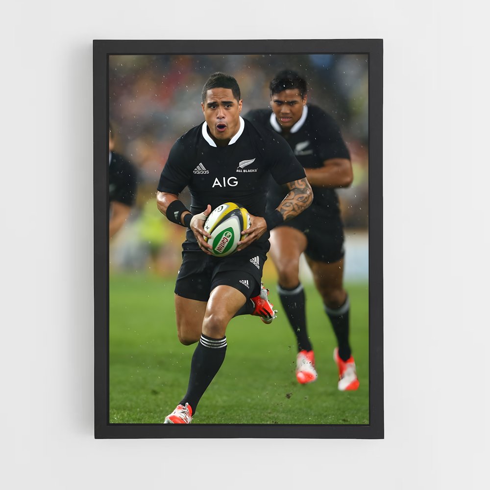 Poster La Course au Rugby (vue 2)